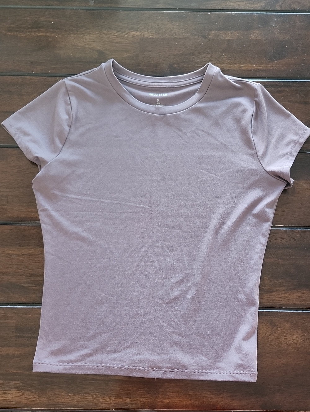 Hollister seamless soft fitted t shirt